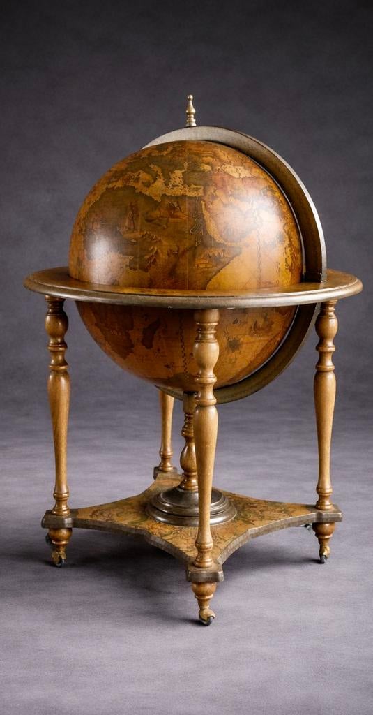 Armoire à boissons/bar à globe de style antique, Enlèvement