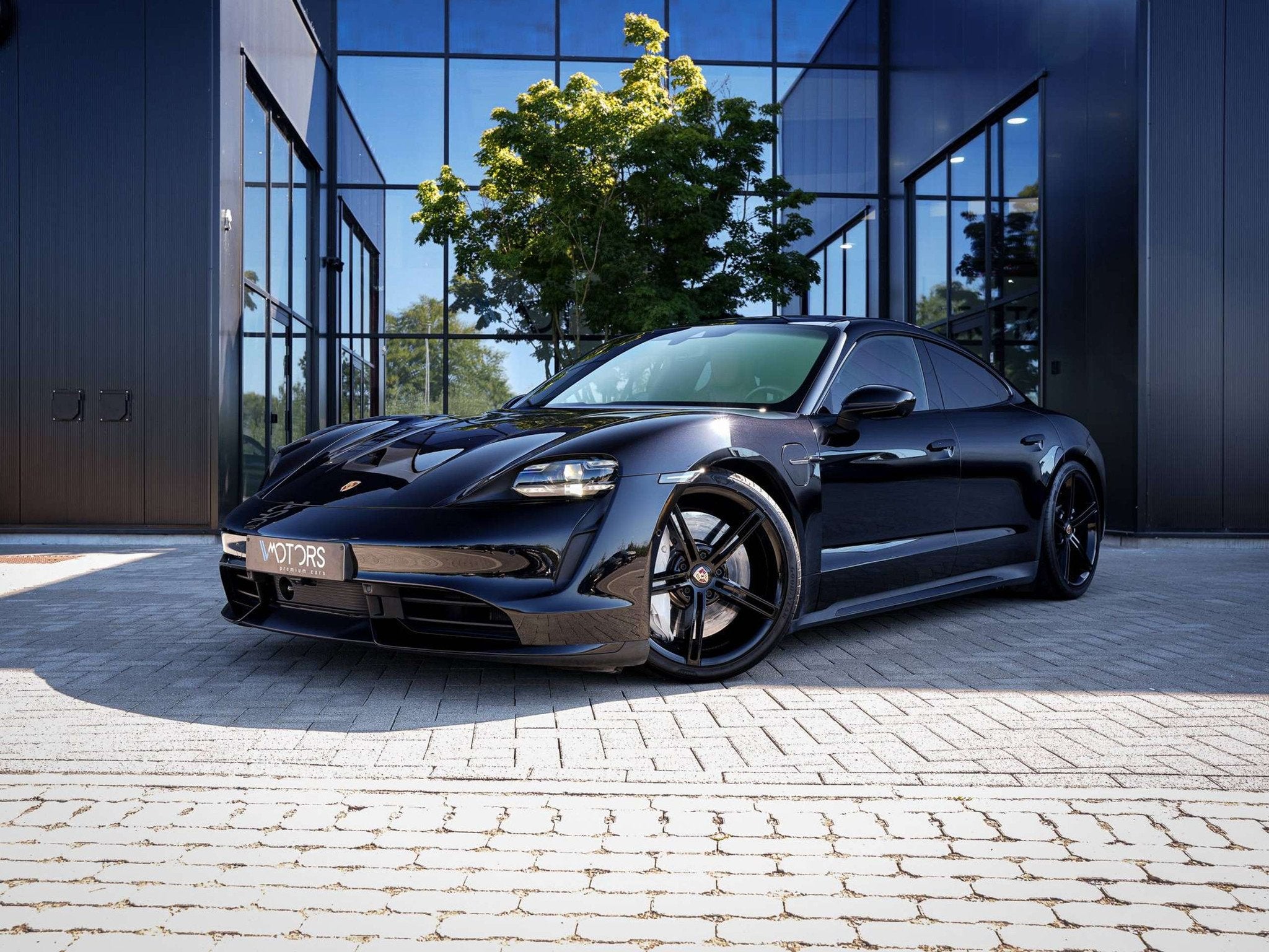 Porsche Taycan Taycan Turbo - Full PPF - Sport Chrono - 21", Automaat, Gebruikt, Zwart, Zwart