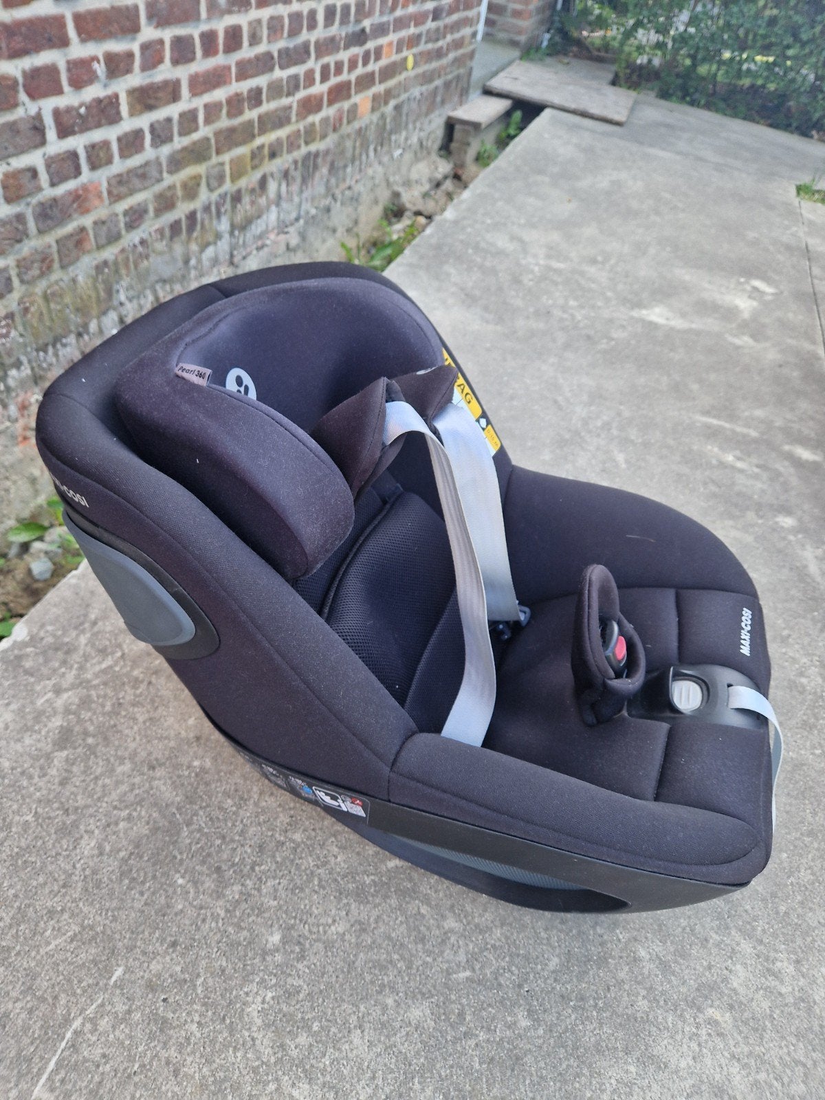 Maxi-Cosi Pearl 360 + ISOFIX Familyfix 360 + beschermhoes, Ophalen, Maxi-Cosi, Slaapstand, Isofix