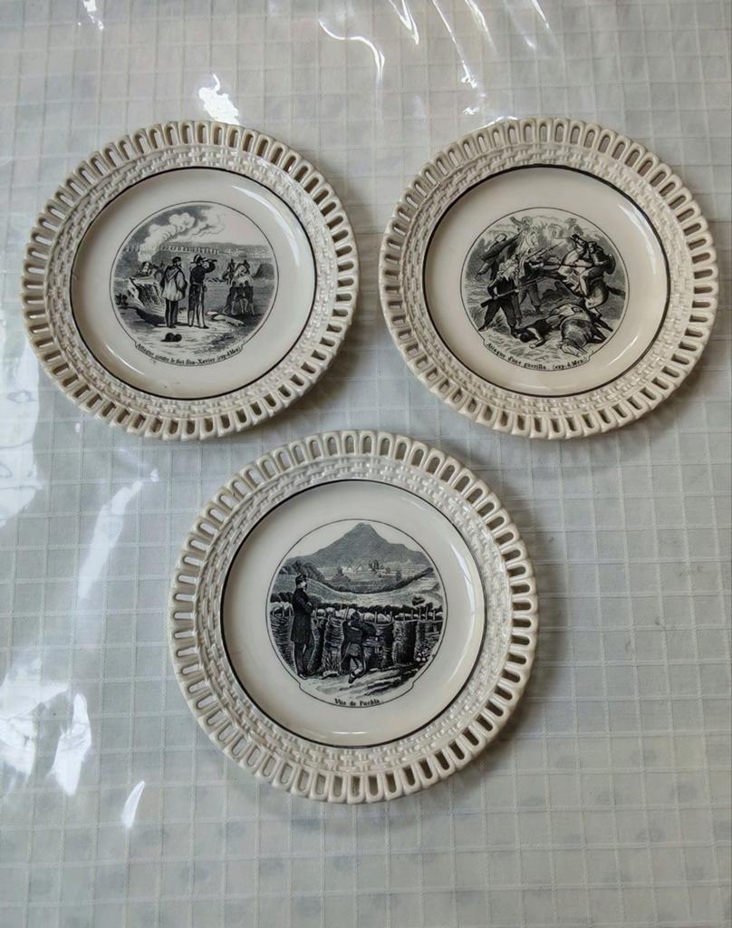 Assiettes décoratives Longwy (Moselle)