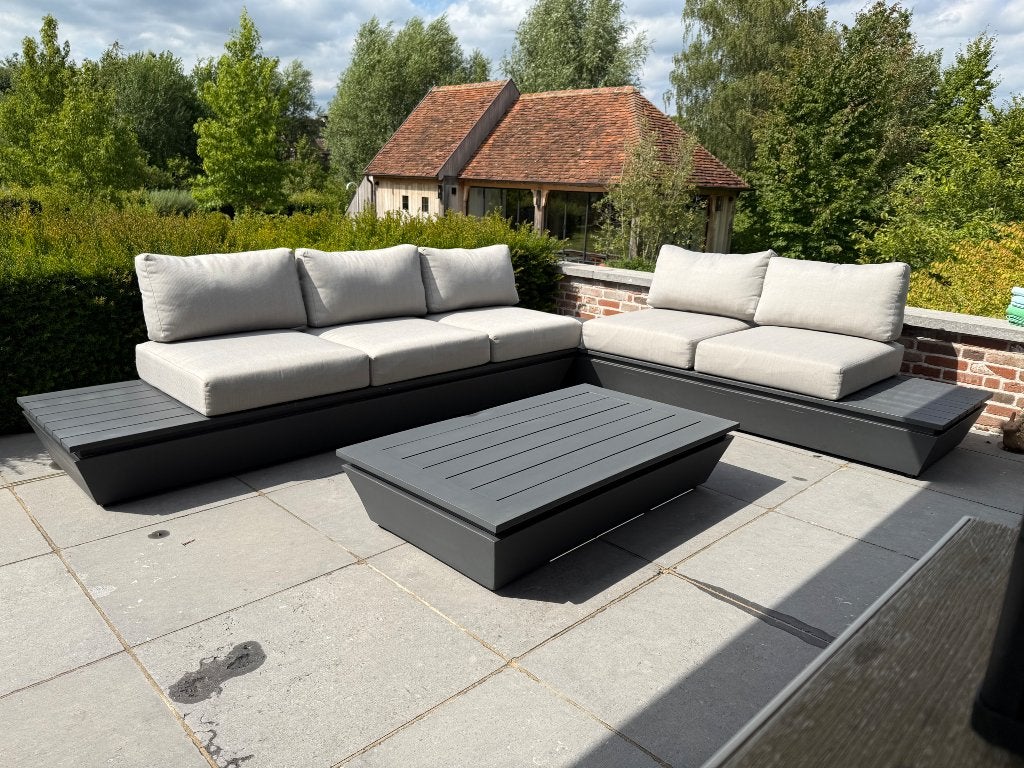 Lounge voor terras, Ophalen, 5 zitplaatsen, Gebruikt, Bank