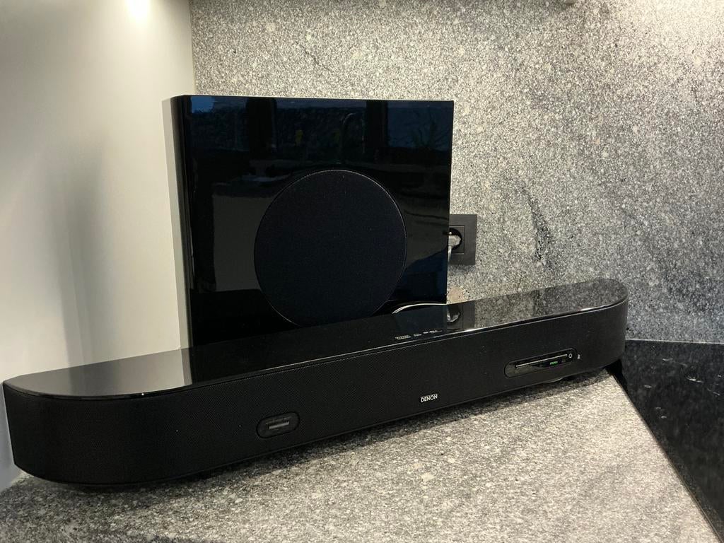 Barre de son Denon, Enlèvement, Avec subwoofer externe, Comme neuf