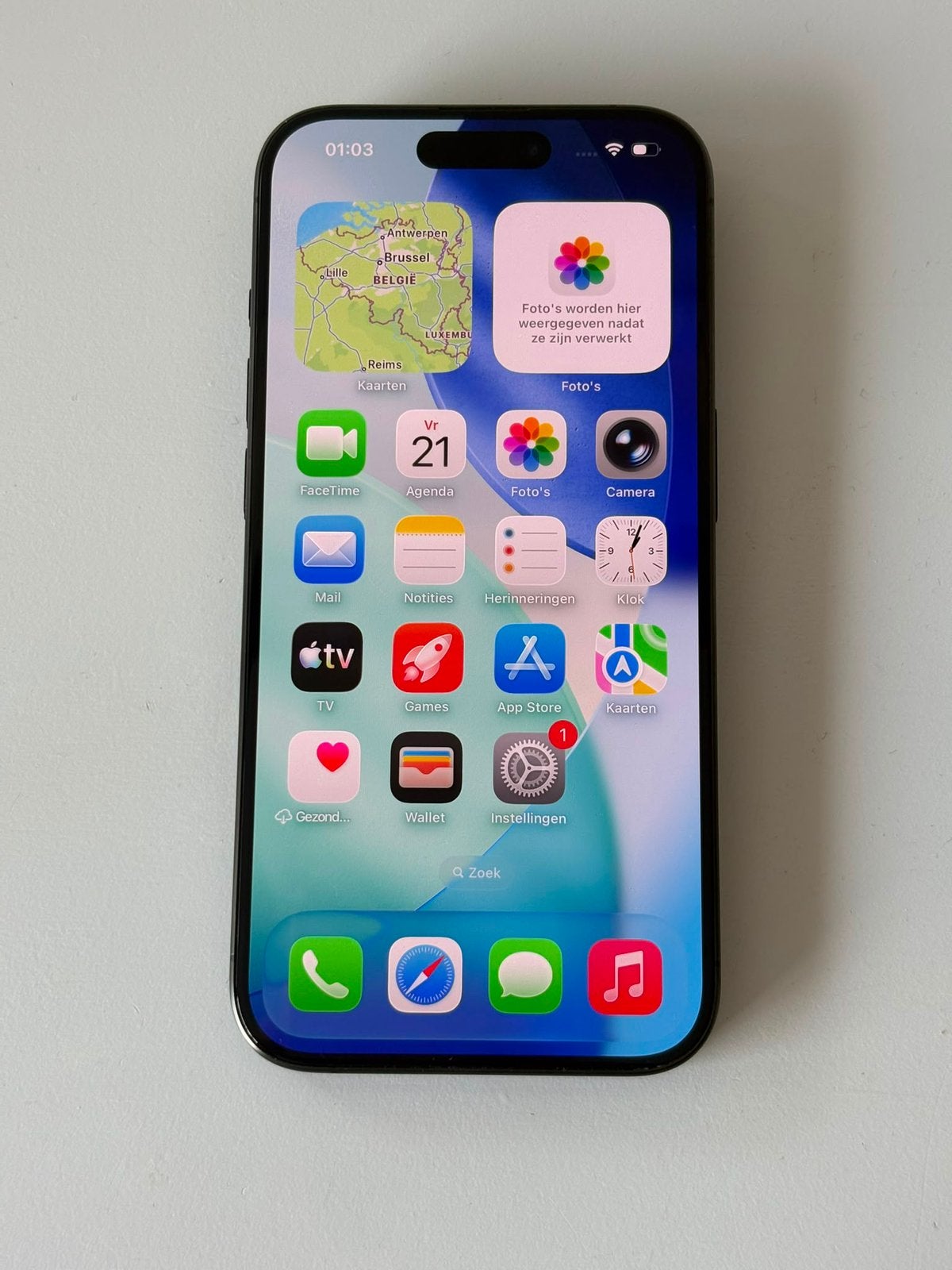 iPhone 15 Pro 128 Go - Noir, Télécoms, Téléphonie mobile | Apple iPhone, 256 GB, Comme neuf, Sans abonnement, Sans simlock