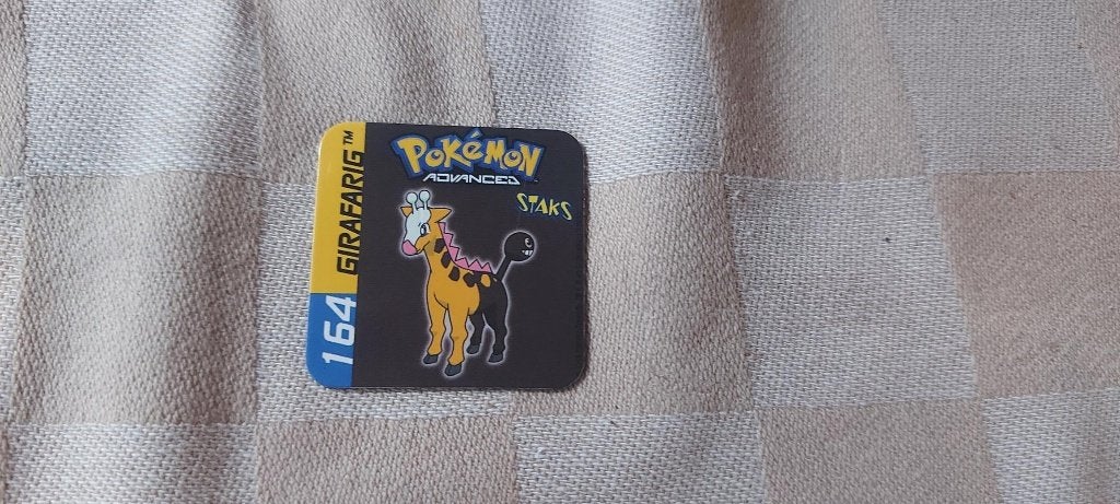 jouet magnétique Pokemon Panini Sticks Girafarig 2003, Enlèvement ou Envoi, Neuf