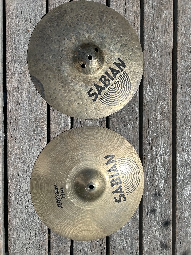 Sabian AA fusion hats 14", Musique & Instruments, Musiques & Instruments Autre, Enlèvement ou Envoi, Utilisé