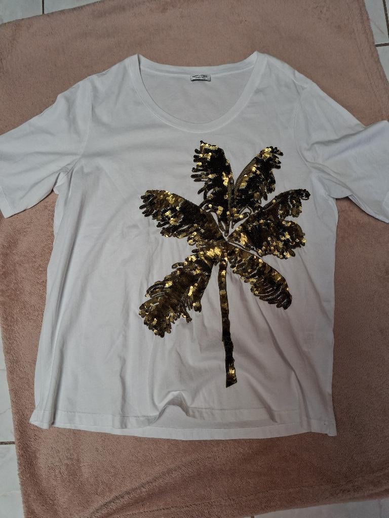 t Shirt, Wit, Maat 42/44 (L), Margittes, Ophalen of Verzenden