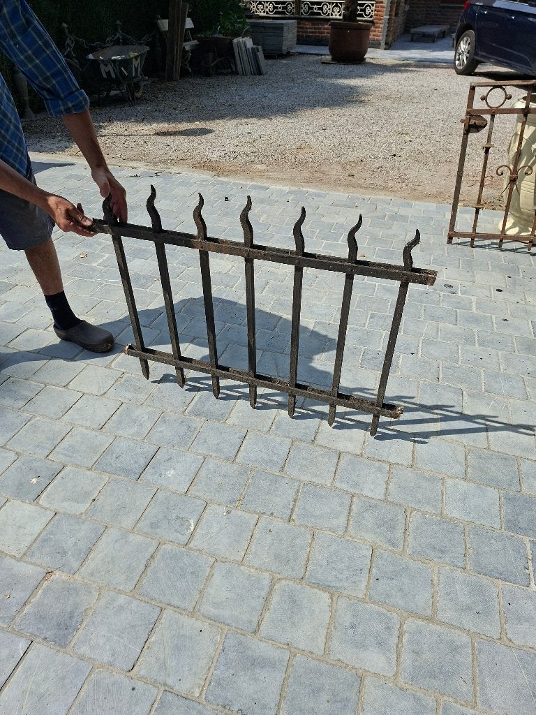 Hekje in smeedijzer, Enlèvement, Utilisé, Fer, Clôture ornementale