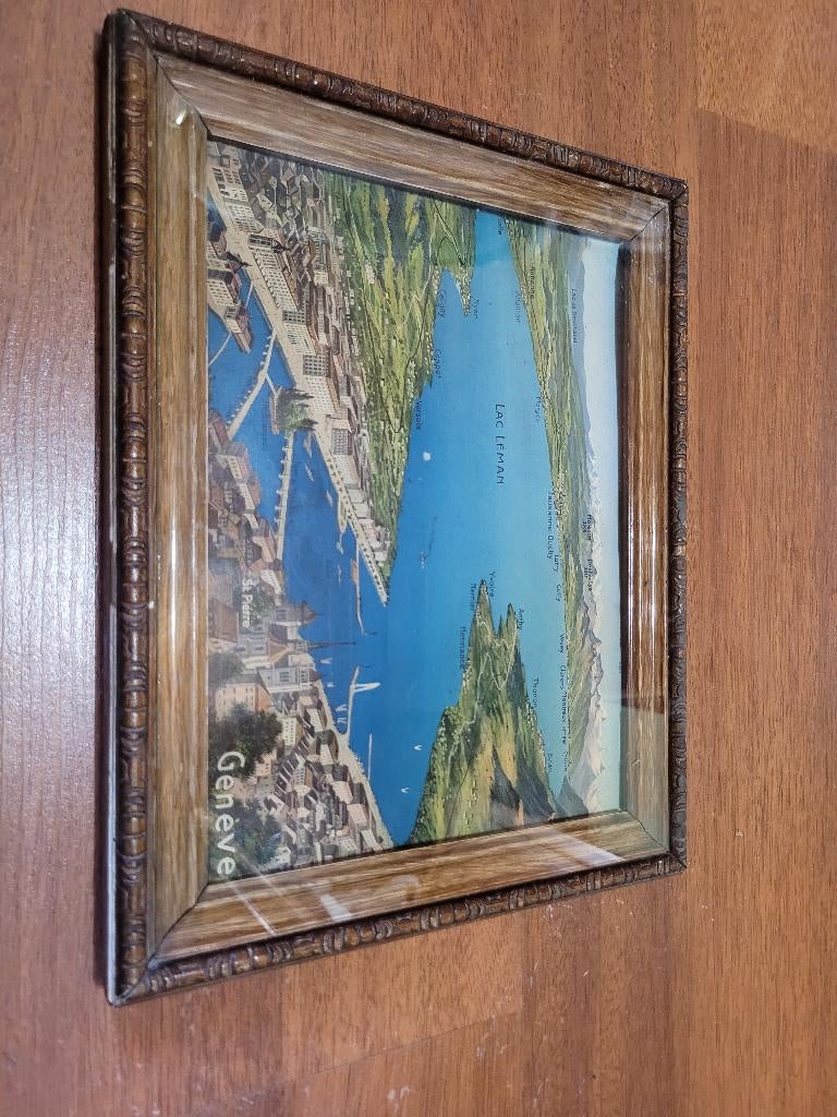 Vintage kader Geneve - Zwitserland, Boeken, Kunst en Cultuur | Fotografie en Design, Ophalen, Gelezen, Overige onderwerpen