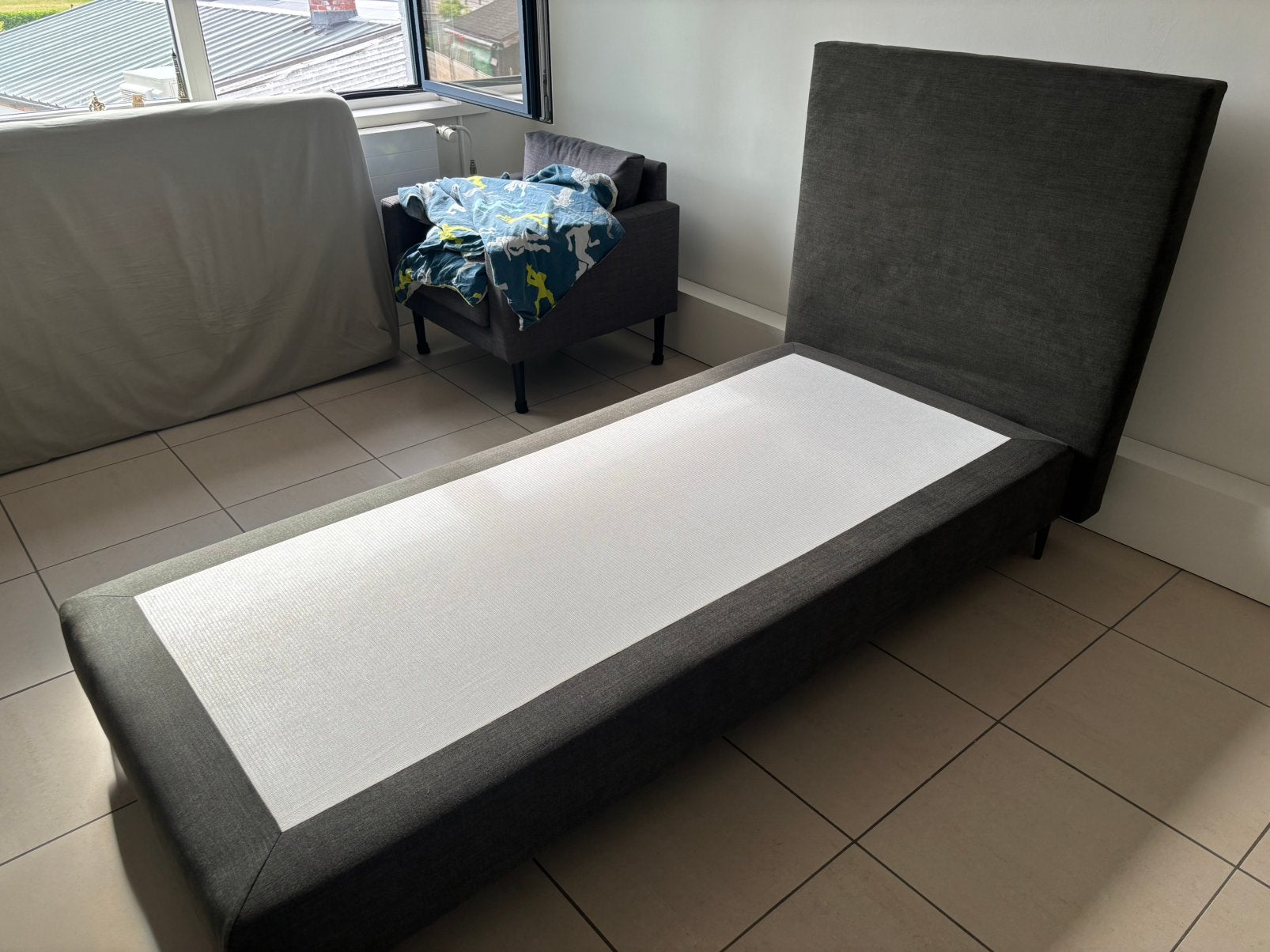 Boxspring en dekbedovertrekken, Enlèvement, Comme neuf