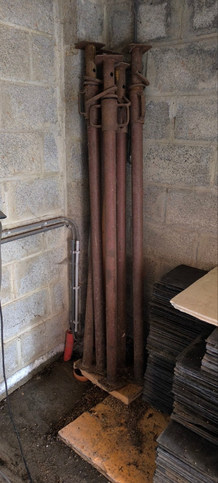 Étançons maçon 170 à 300 cm, Ophalen
