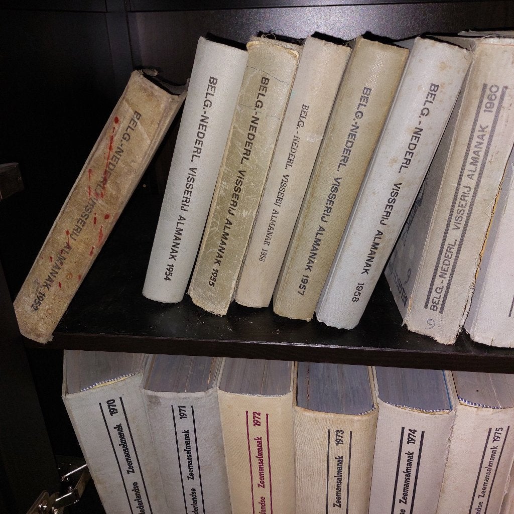 Boek belgisch nederlandse visserij almanak 1950,1952 en 1959, Ophalen of Verzenden, Gebruikt, Overige onderwerpen