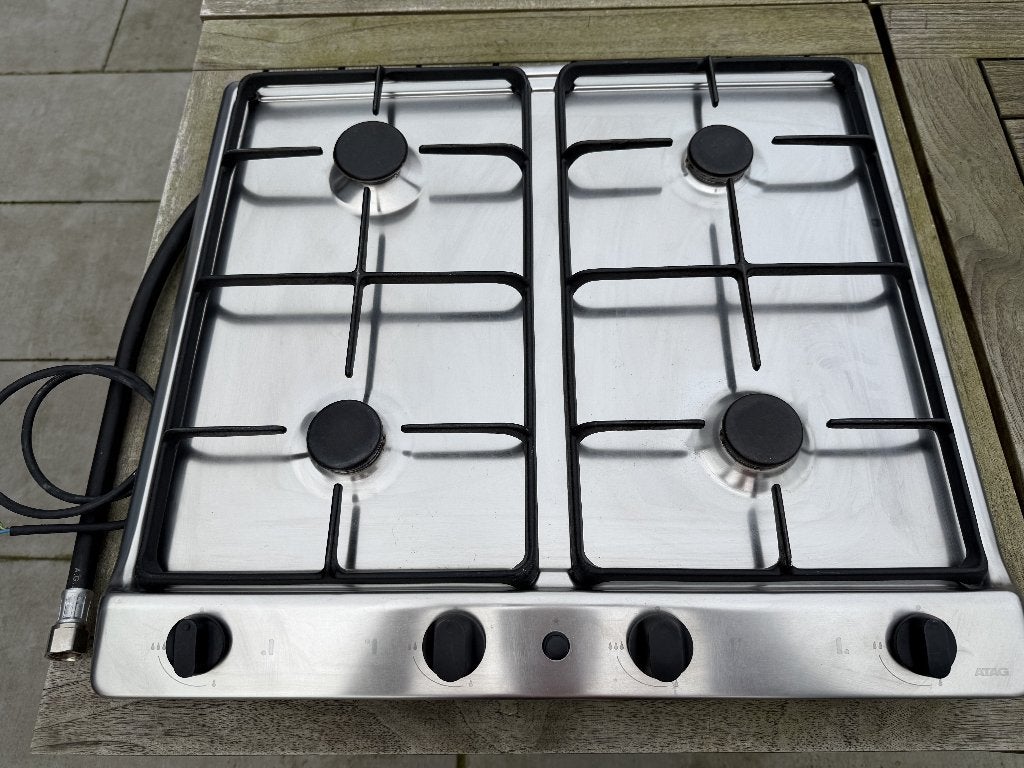 ATAG inbouw gaskookplaat type HG211J, Ophalen, Gebruikt, 4 kookzones, Inbouw