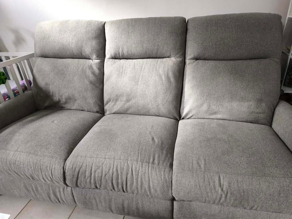 Canapé Inclinable Vonsild 3 places, Maison & Meubles, Comme neuf, Trois personnes