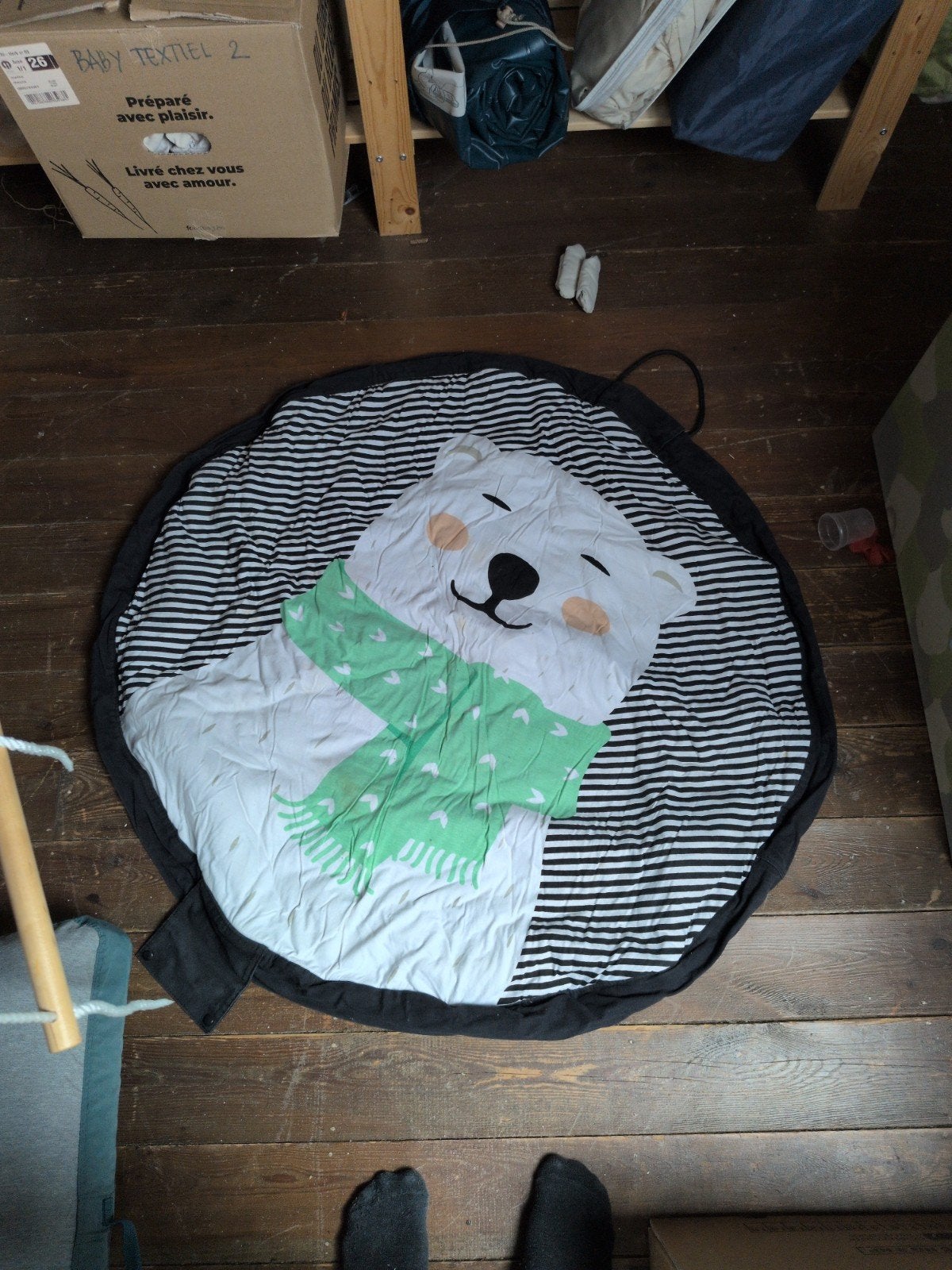 speelmat play&go, Ophalen