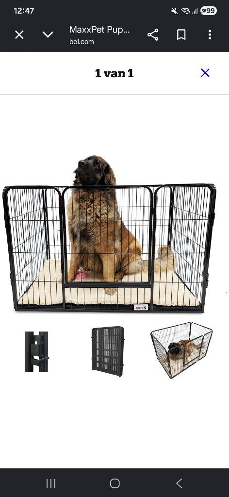 Honden bench, Animaux & Accessoires, Caisses pour chiens, Enlèvement, Comme neuf