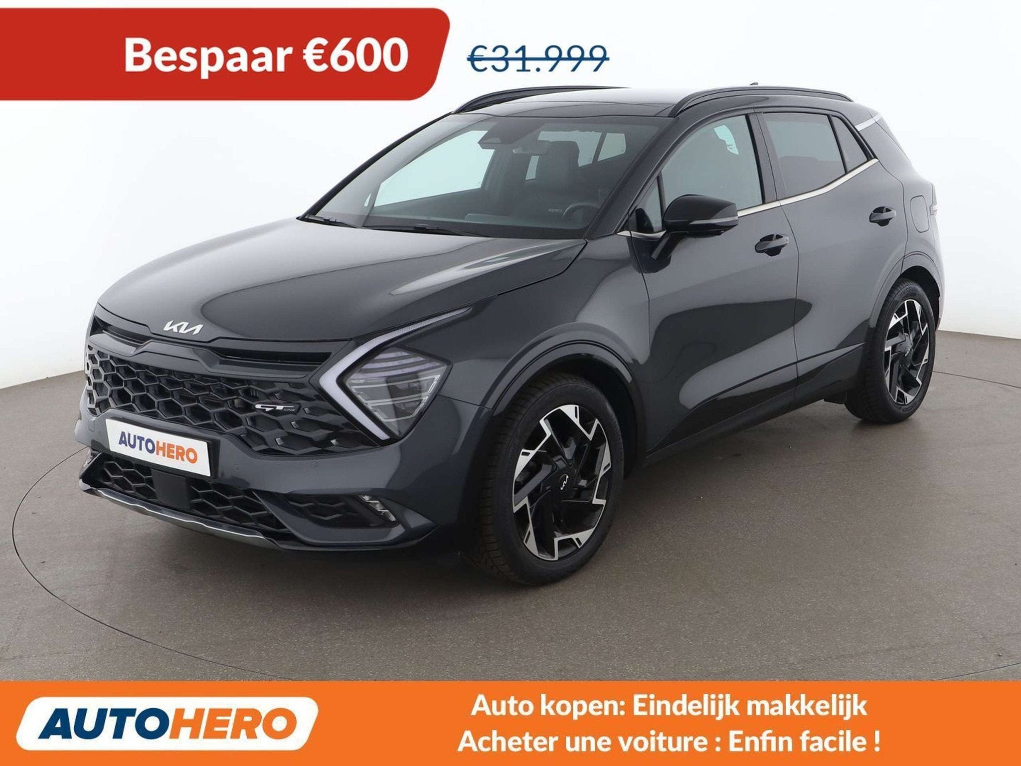 Kia Sportage 1.6 TGDI Mild-Hybrid GT-Line (bj 2025), Auto's, Sound system, Gebruikt, Zwart, https://public.car-pass.be/vhr/e904ad5b-4f42-42ca-8082-813d9f6e19e5