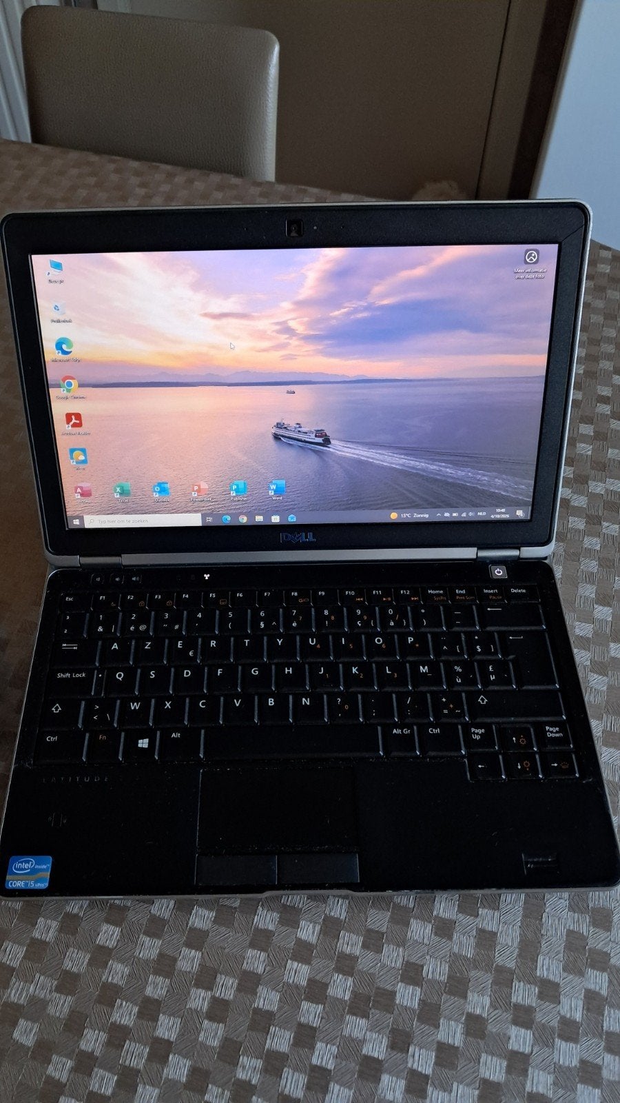 Dell laptop 13inch, Enlèvement, SSD, Azerty, 8 GB