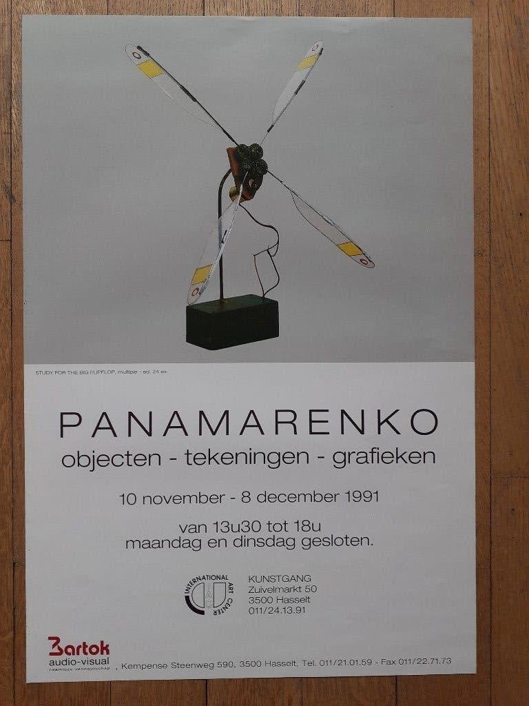 Panamarenko (affiche de 1991), Enlèvement