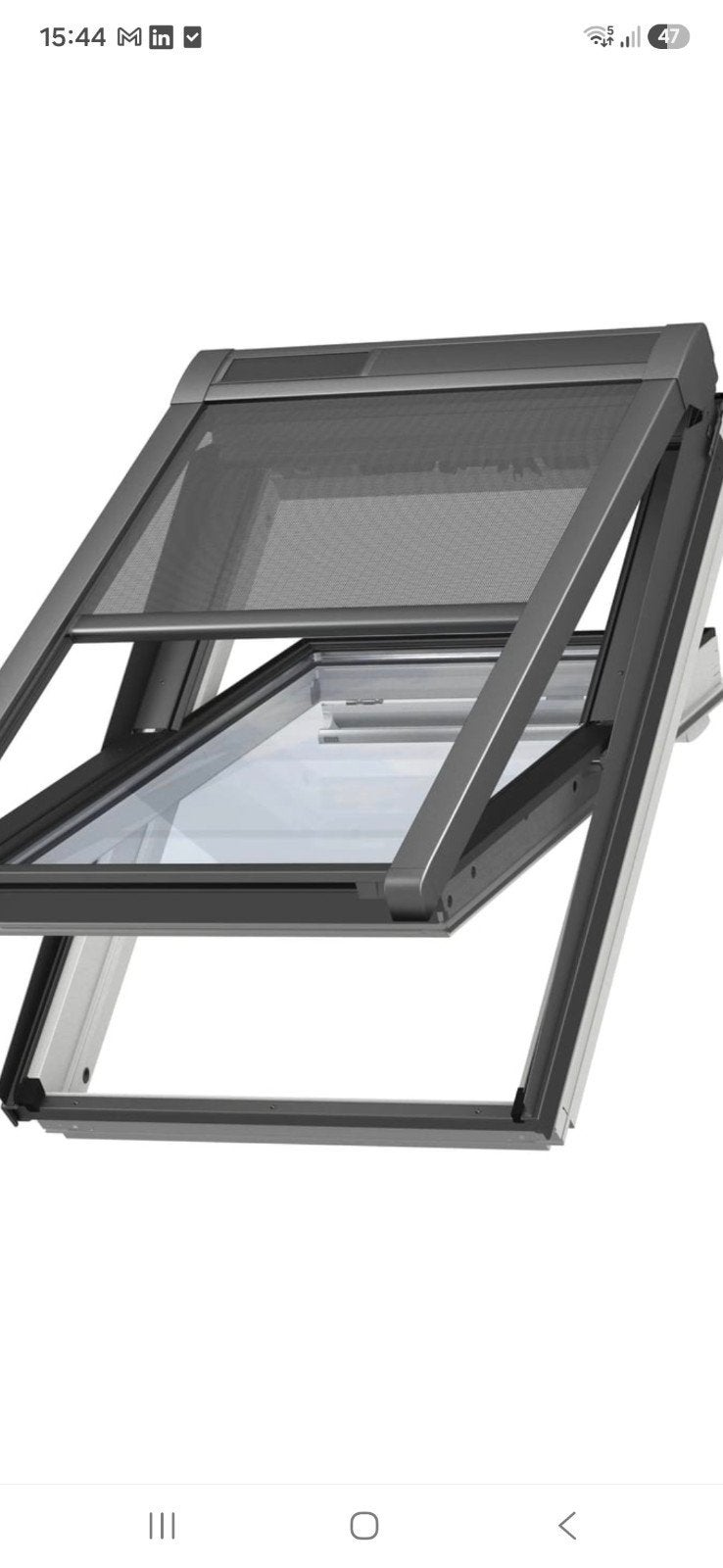Velux buitenste zonnescherm op zonne-energie msl pk06 5060sa, Ophalen, Nieuw