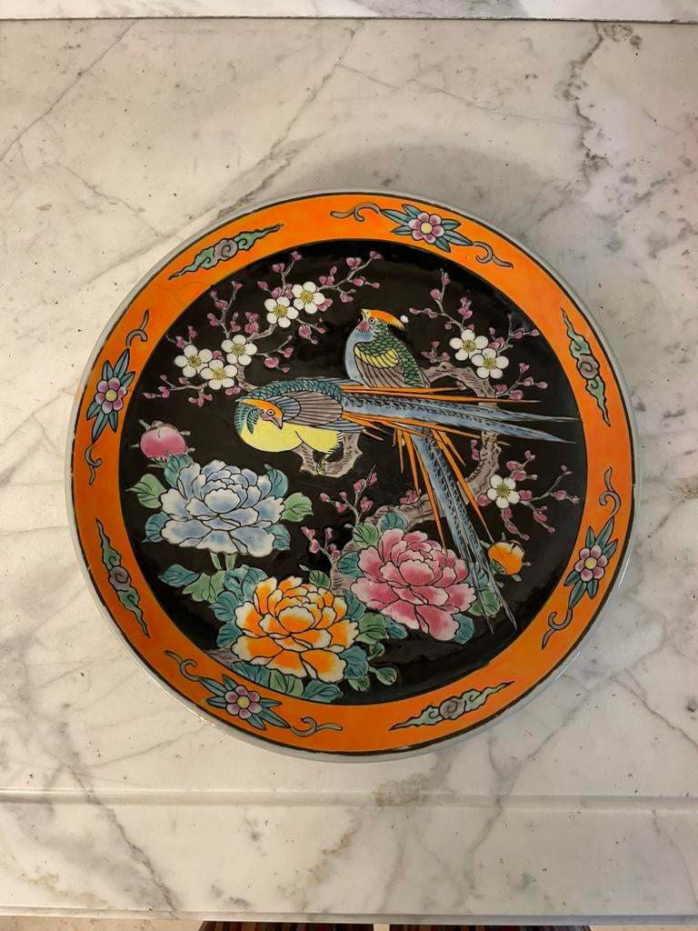 Vintage Japans sierbord   Yamatoku-stijl 28 cm, Ophalen