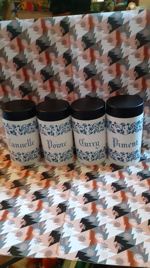 4 pots à épicé des années 60/70 sitaplex France, Antiquités & Art, Antiquités | Ustensiles de cuisine, Enlèvement ou Envoi