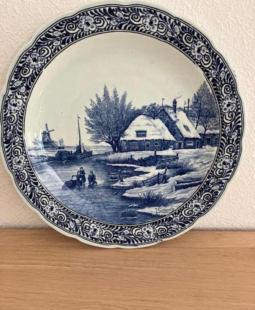 Delfts bord, Antiek en Kunst, Ophalen