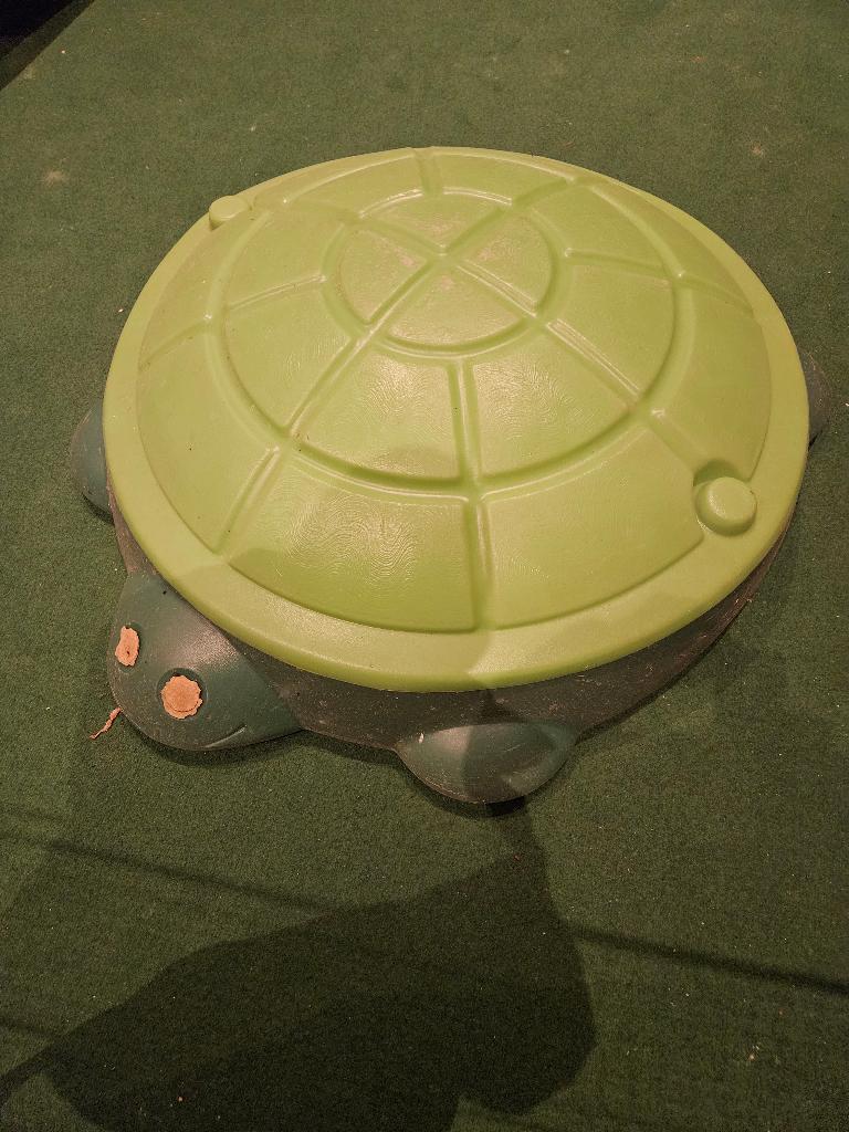 Zandbak schildpad, Kinderen en Baby's, Speelgoed | Buiten | Zandbakken, Ophalen, Gebruikt