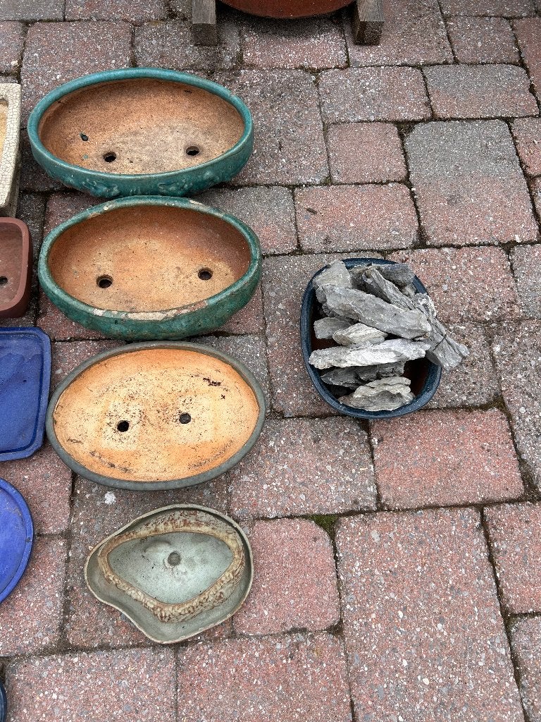 Bols à bonsaï, Jardin & Terrasse, Enlèvement, Utilisé, Poterie, Intérieur