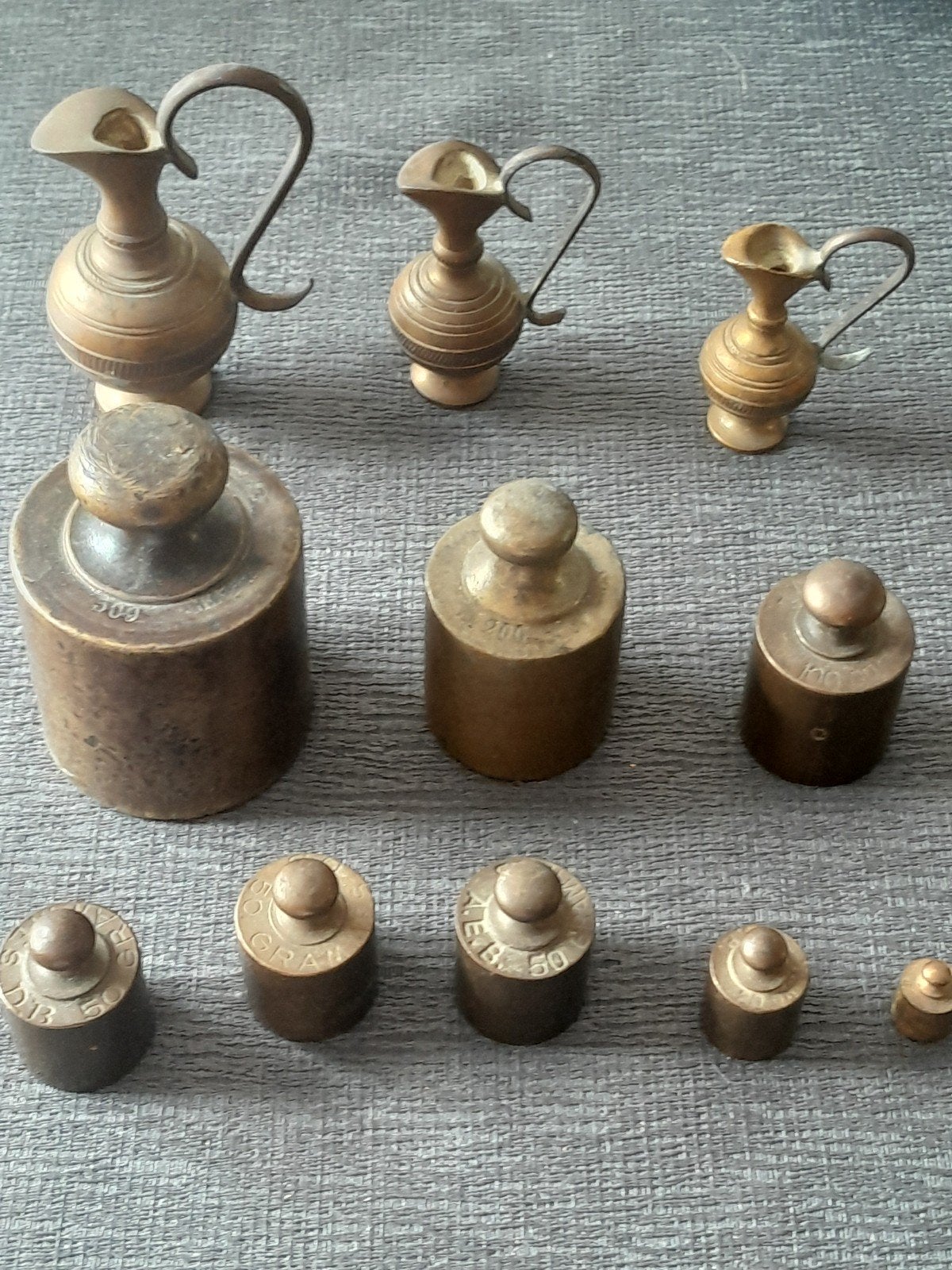 poids et cruches en cuivre et cadeau, Antiek en Kunst, Ophalen of Verzenden, Koper
