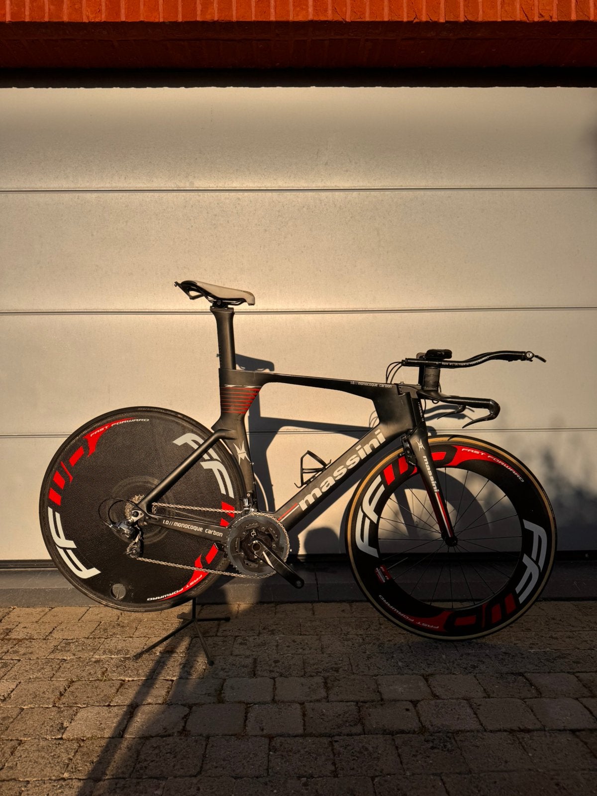Massini tt fiets, Fietsen en Brommers, Ophalen, Zo goed als nieuw, Carbon