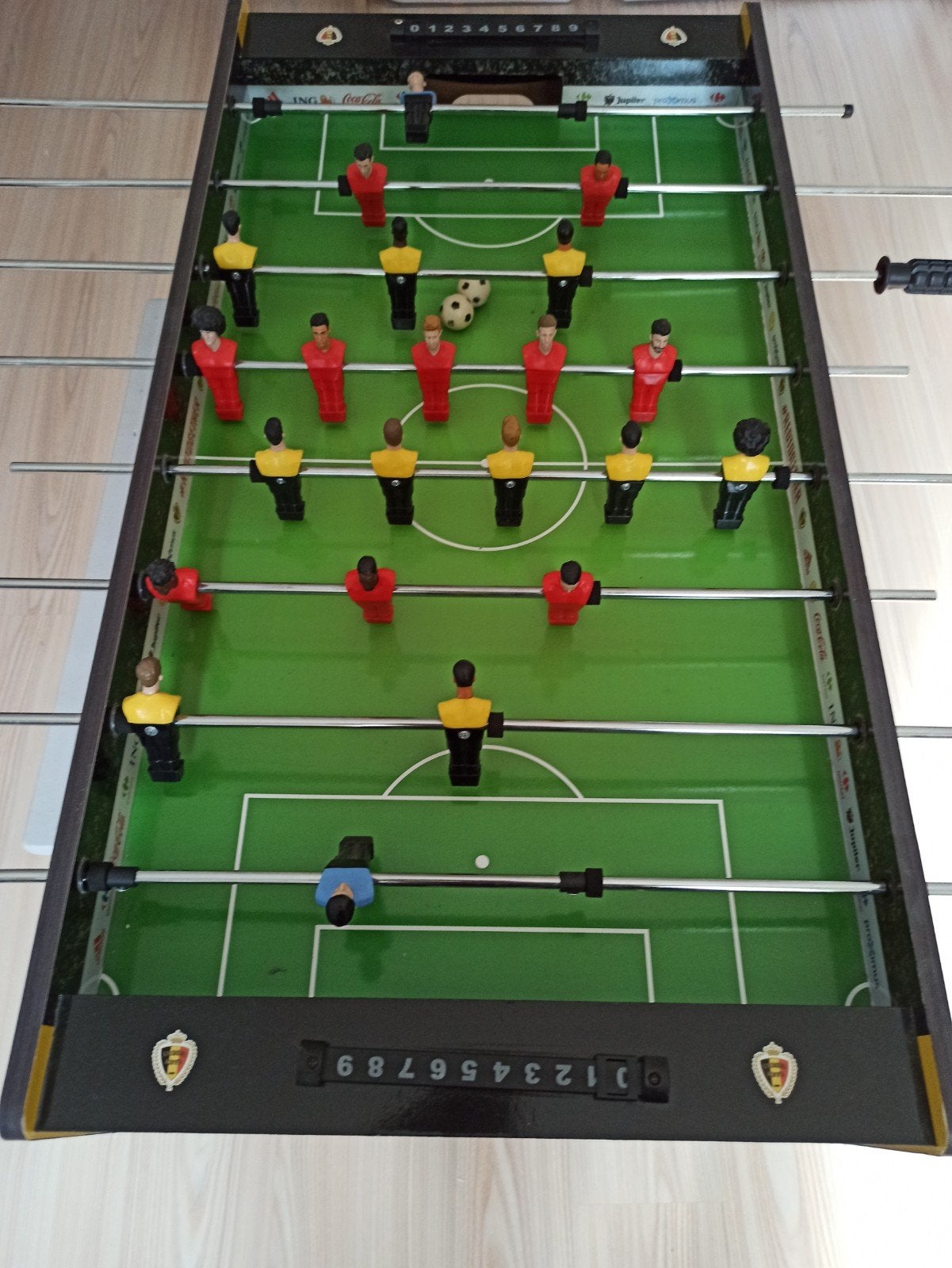 Voetbaltafel Rode Duivels, Ophalen, Gebruikt