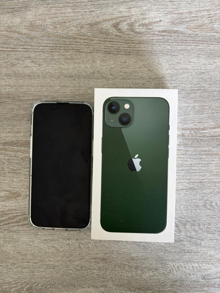 Iphone 13 groen, Telecommunicatie, Mobiele telefoons | Apple iPhone, Ophalen, 128 GB, IPhone 13, Zo goed als nieuw