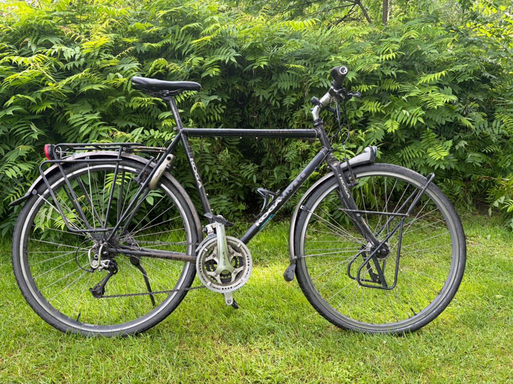 Herenfiets koga-miyata randonneur, Fietsen en Brommers, Fietsen | Heren | Herenfietsen, Gebruikt, Velgrem, Versnellingen, 53 tot 57 cm