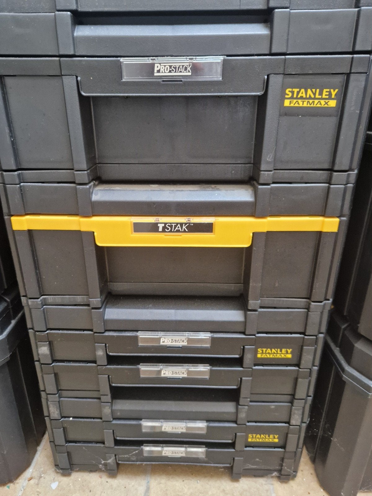 Coffre Dewalt Stanley 2 tiroirs 50€, Ophalen, Nieuw