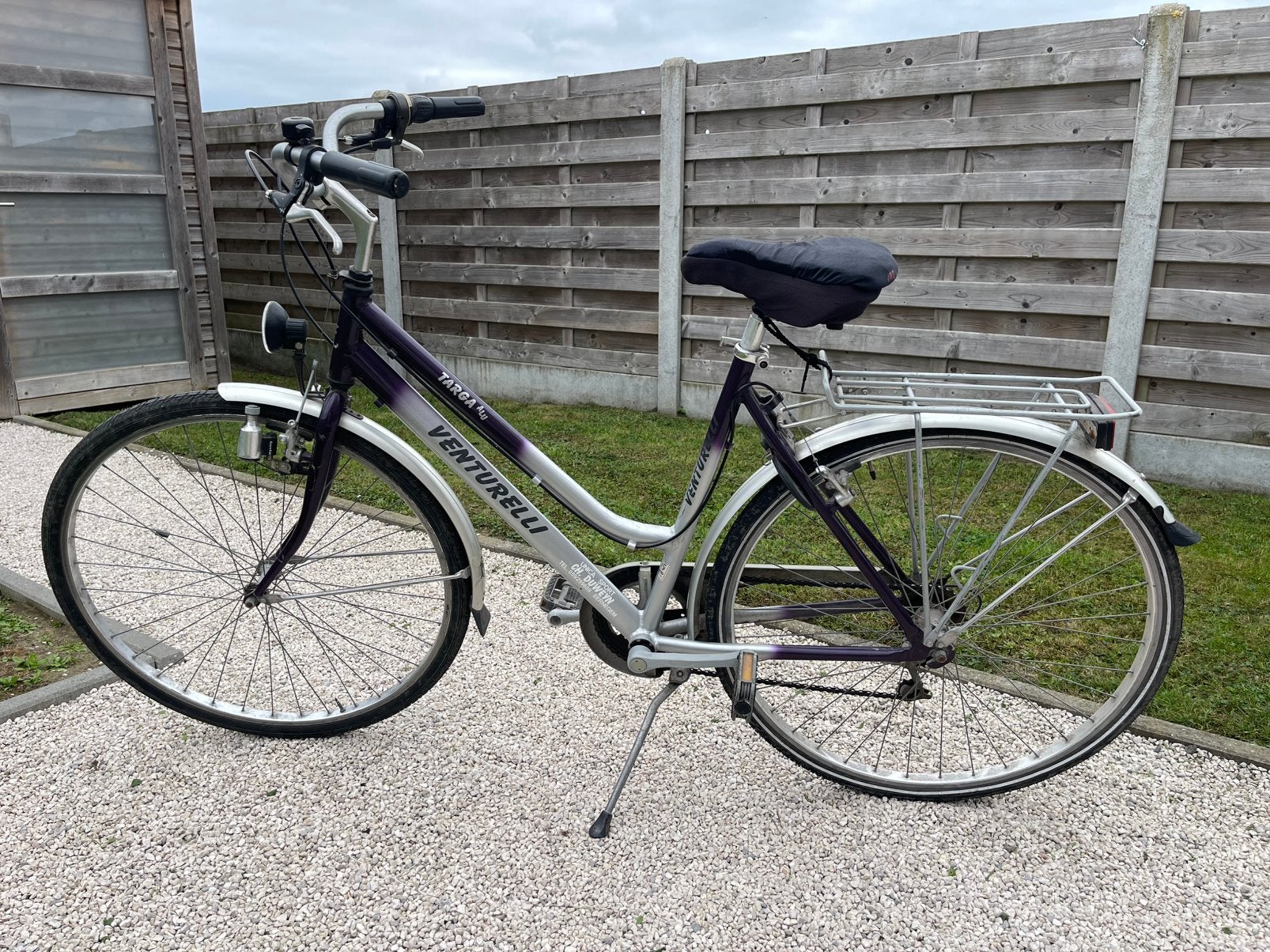 Damesfiets, Fietsen en Brommers, Minder dan 10 versnellingen, Gebruikt, Velgrem, Ophalen