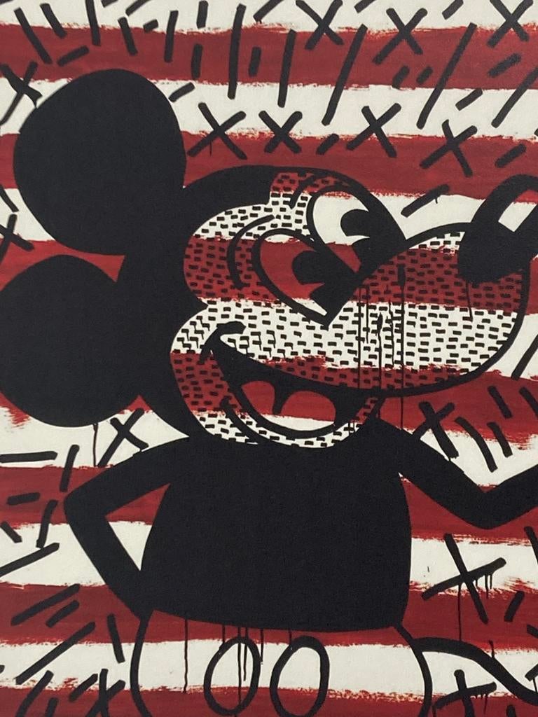 Keith Haring: lithografie op groot formaat, Ophalen of Verzenden
