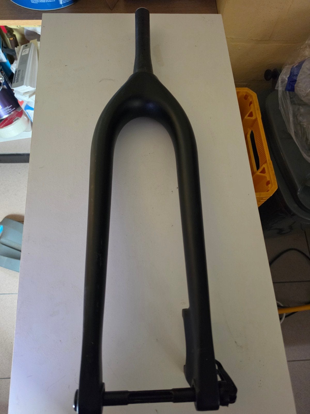 mtb vaste vork carbon, Fietsen en Brommers, Ophalen of Verzenden, Carbon
