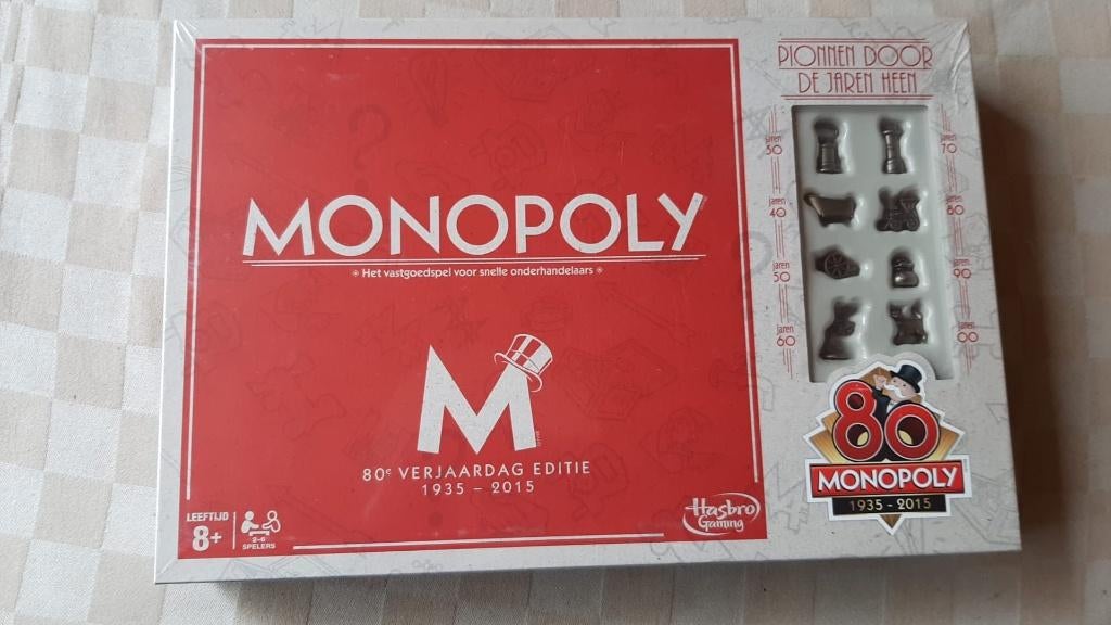 bordspel seal Monopoly 80 jaar Monopolie gelimiteerd, Hobby & Loisirs créatifs, Jeux de société | Jeux de plateau, Neuf, 1 ou 2 joueurs