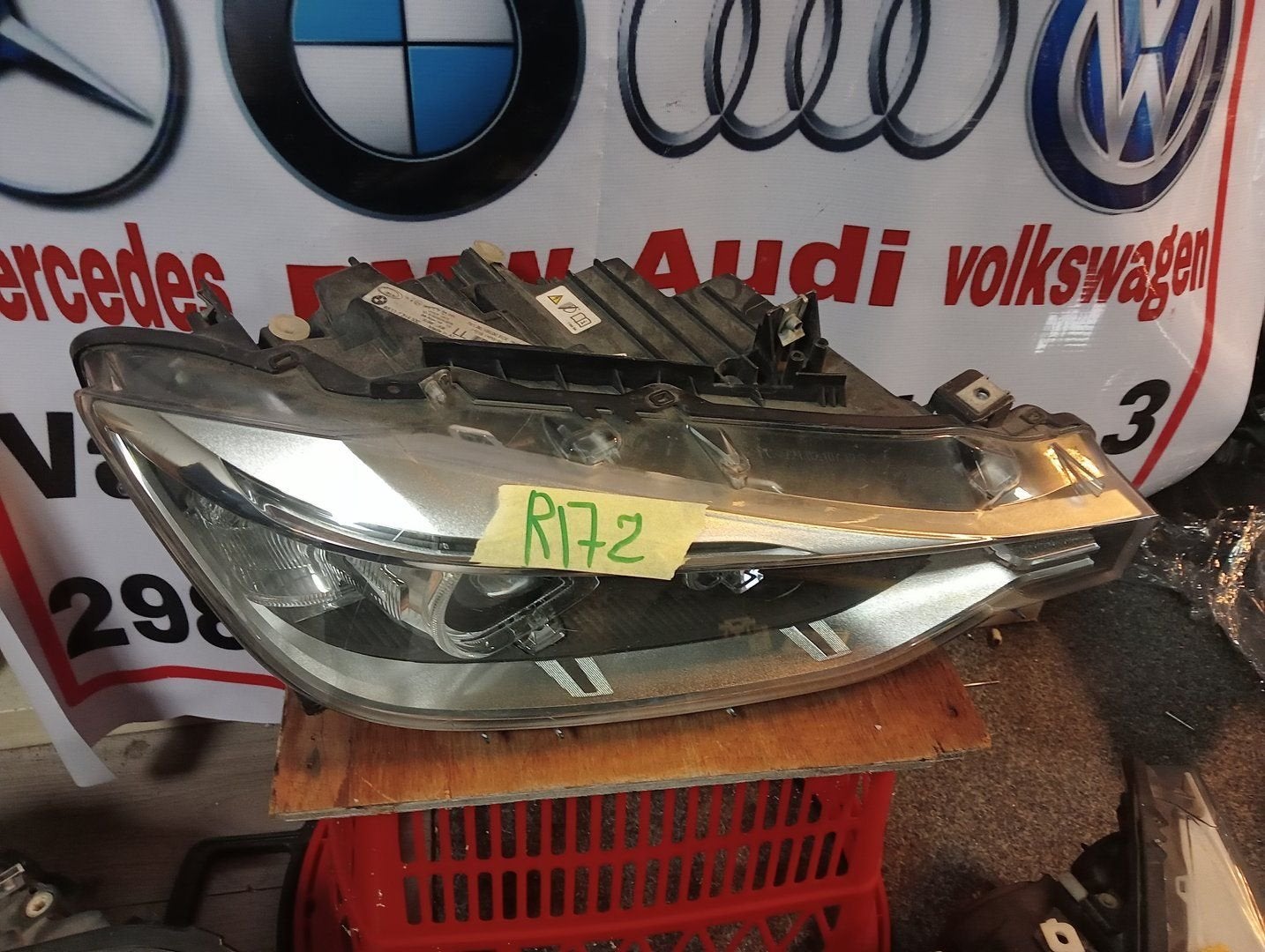 BMW 3 SERIE F30 F31 XENON LED KOPLAMP RECHTS63117314532, Gebruikt, -, -, Ophalen of Verzenden
