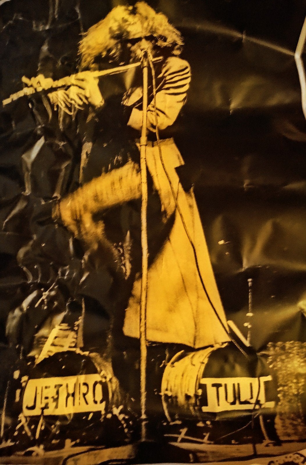 Poster Jethro Tull 10€, Collections, Enlèvement ou Envoi, Rectangulaire vertical, Musique, Utilisé