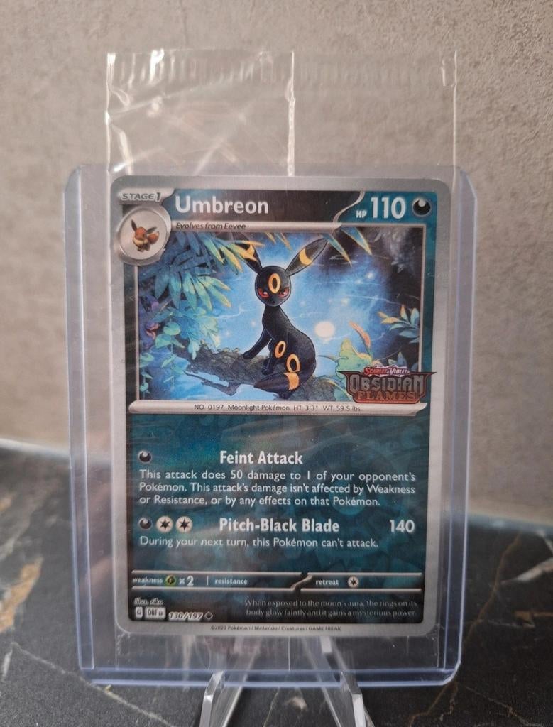 Umbreon 130 stamped & sealed, Ophalen, Nieuw, Losse kaart, Foil