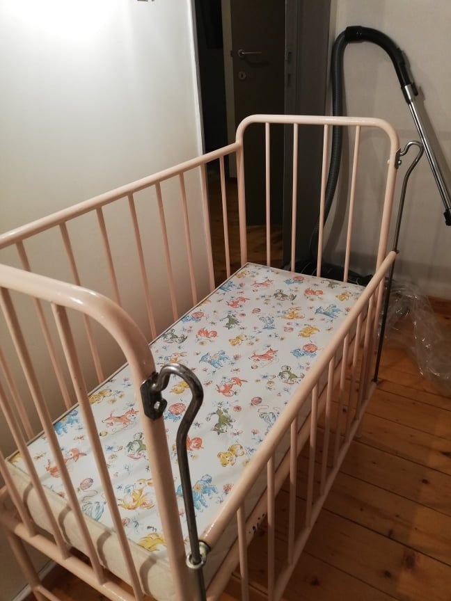 antiek babybedje, Ophalen, Gebruikt, Wieg