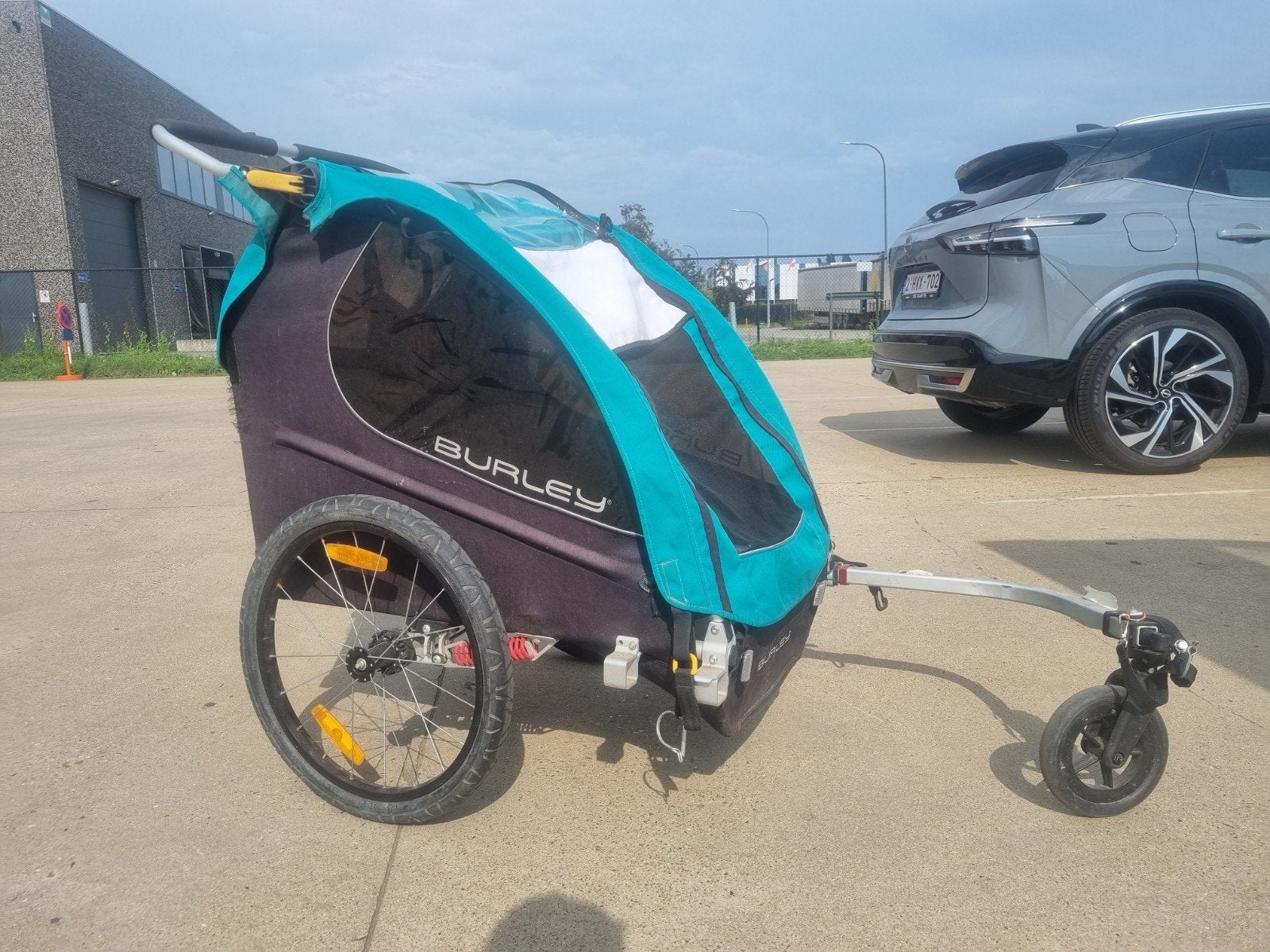 Burley Encore X Fietskar, Ophalen