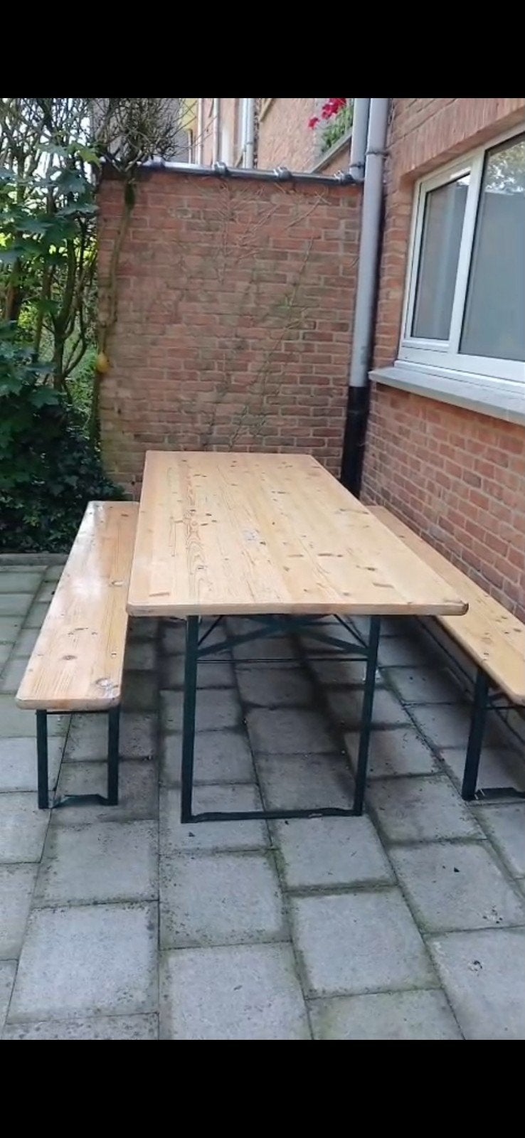 Tuin banken, Ophalen