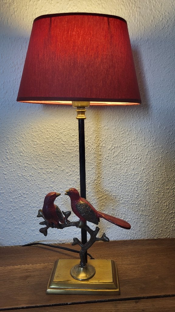 Lampe décorative, Maison & Meubles, Lampe d'ambiance, Vintage, 52 cm, Rouge