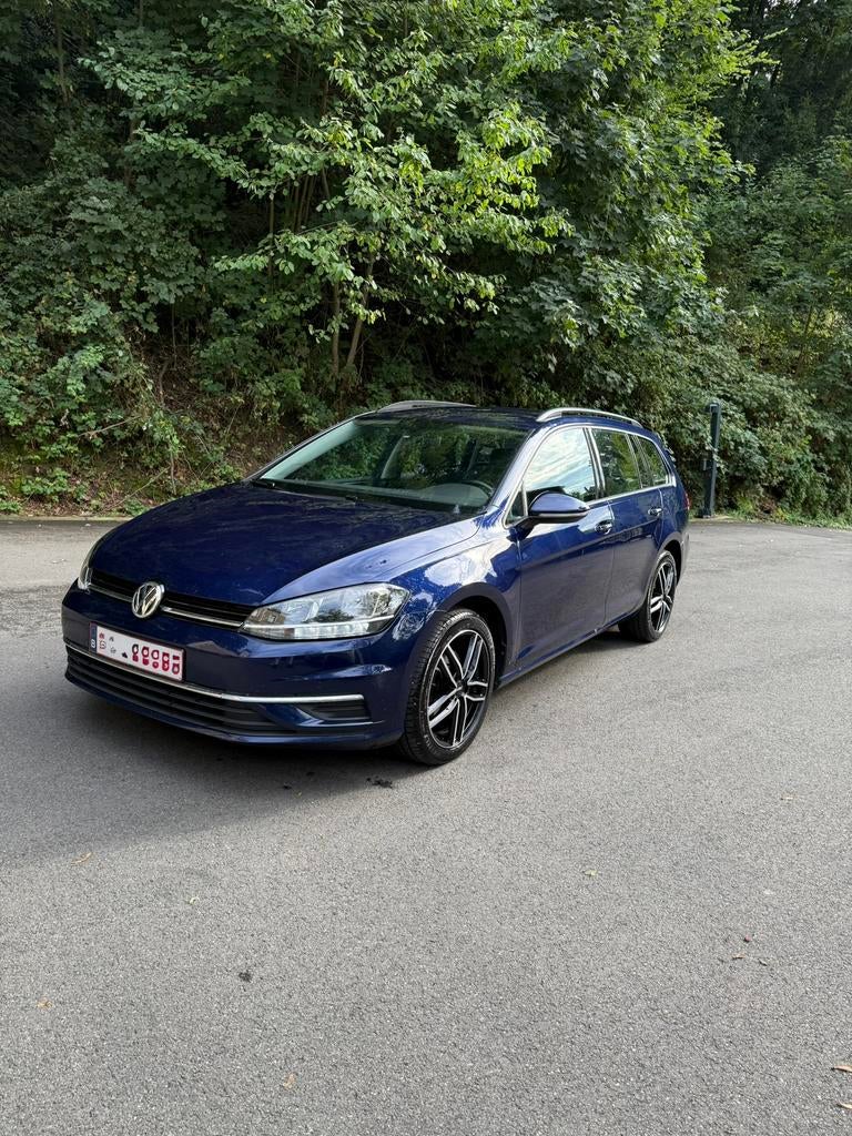 Volkswagen Golf 7 Variant 1.6 TDI – 140 000 km, Autos, Cuir, Achat, Euro 6, Noir