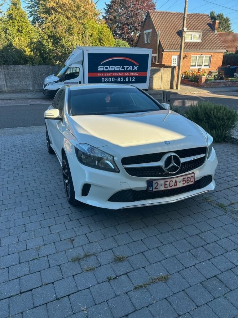 Mercedes-Benz, Auto's, Voorwielaandrijving, Leder en Stof, Wit, 5 deurs