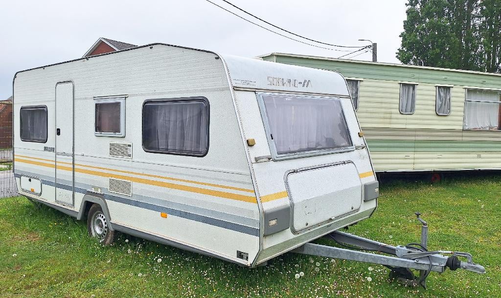 Tweedehands trekcaravan Knaus, Caravans en Kamperen, Caravans, Bedrijf, Tot en met 4, Knaus