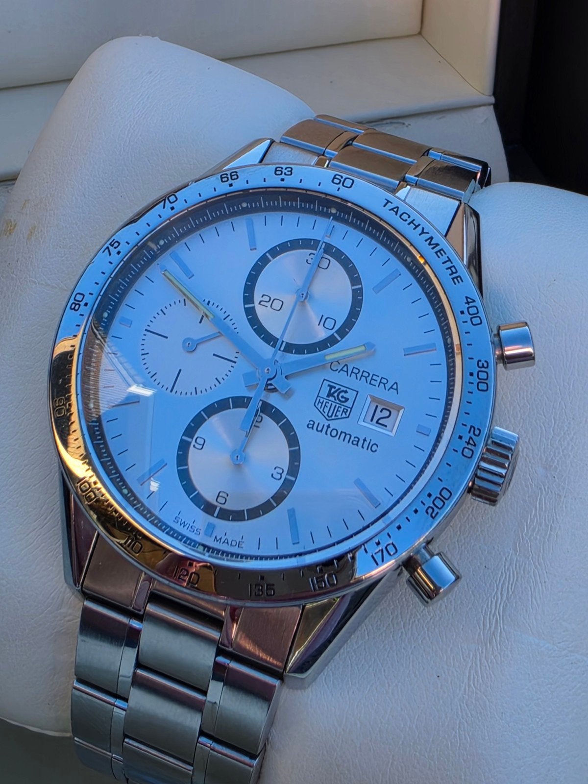 Tag-Heuer carrera chronograph, Enlèvement ou Envoi, TAG Heuer