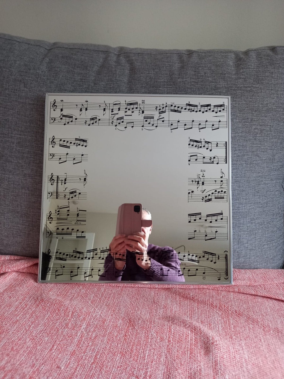 Idée déco  - Miroir partition de musique, Enlèvement, Comme neuf